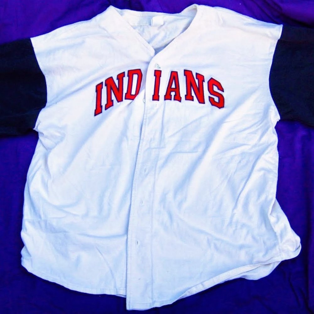 Cleveland Indians Button Up Baseball Jersey